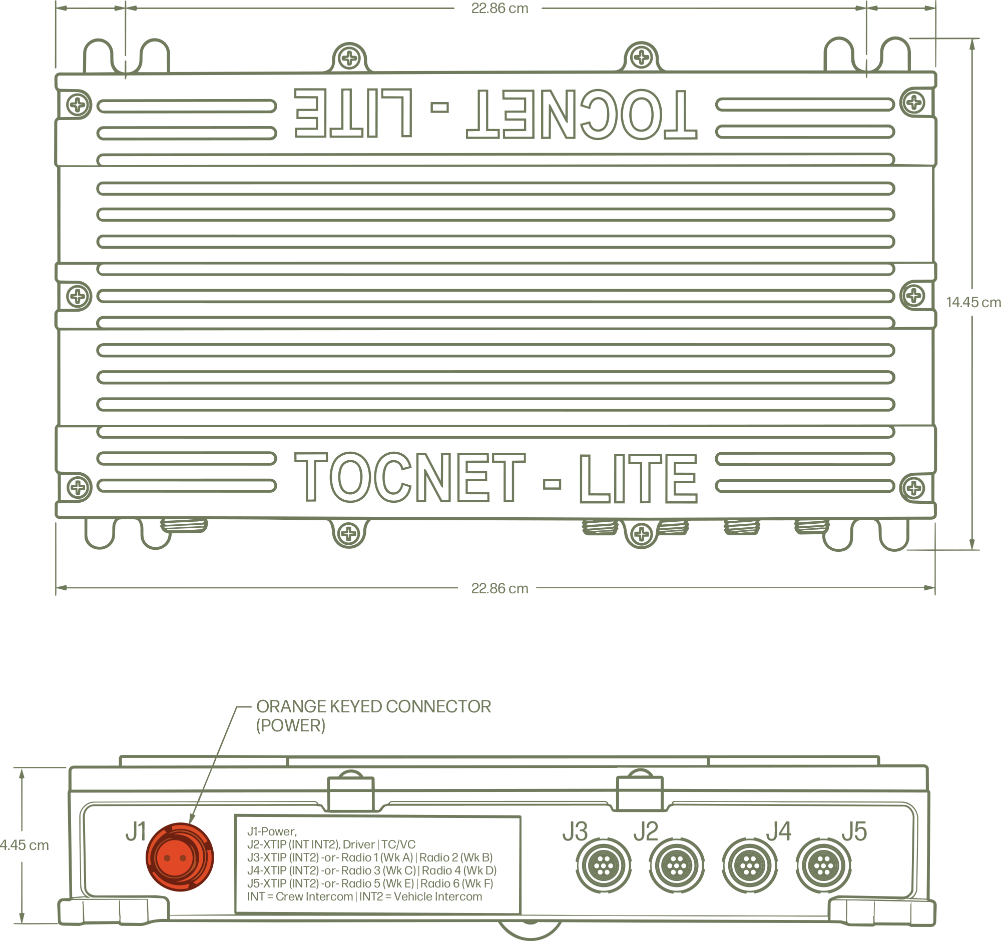 TOCNET-Lite technical illustration